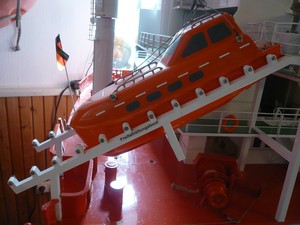 Detail des Schiffsmodells