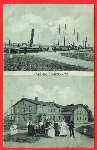 Hafen Fischerhütte am Nordostseekanal