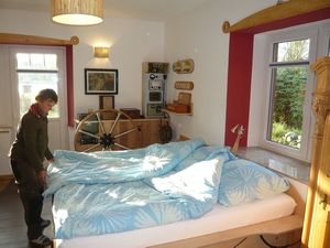 Das Bett wird gemacht